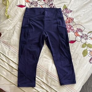 Lululemon Athletica blue/purple leggings sz 8